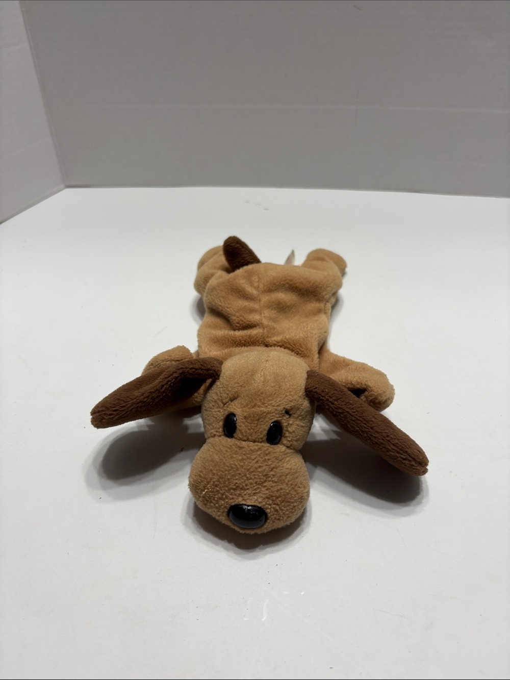 Plush Brown Puppy Stuffed Animal - Soft Tan & Dark Brown